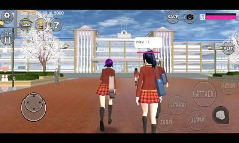 樱花校园模拟器更新了十个动作中文版