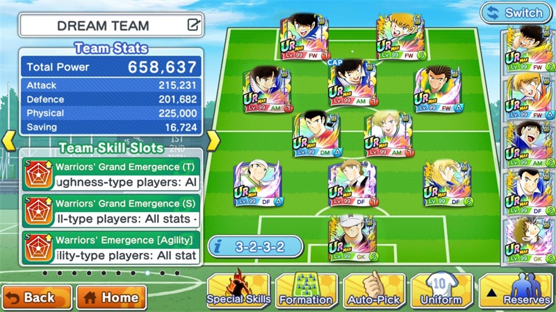 CaptainTsubasa(足球小将翼梦之队伍国际版)