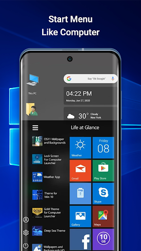 launcher for win10 app