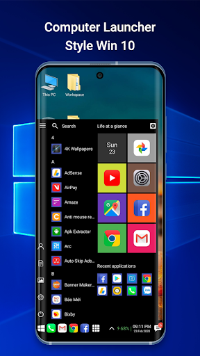 launcher for win10 app
