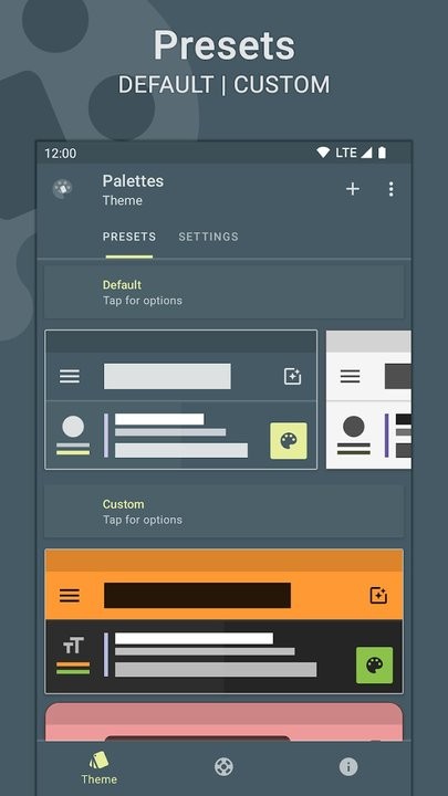 Palettes app