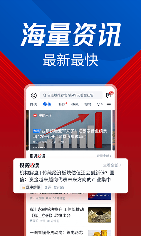 腾讯自选股手机版