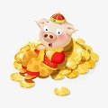 小金猪钱包