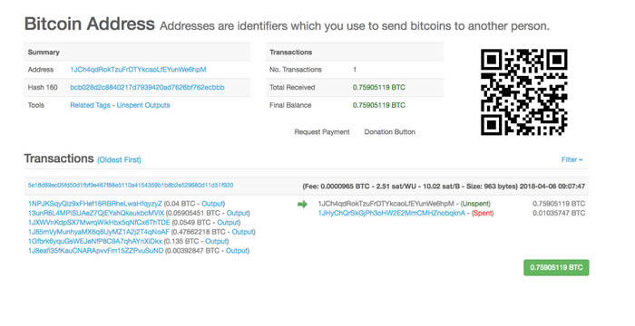 如何使用 BTC 区块浏览器 blockchain.info 查询 BTC 交易信息?-第9张图片-芝麻交易所下载