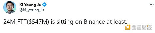 数据：目前至少有2400万个FTT在Binance-第1张图片-芝麻交易所下载