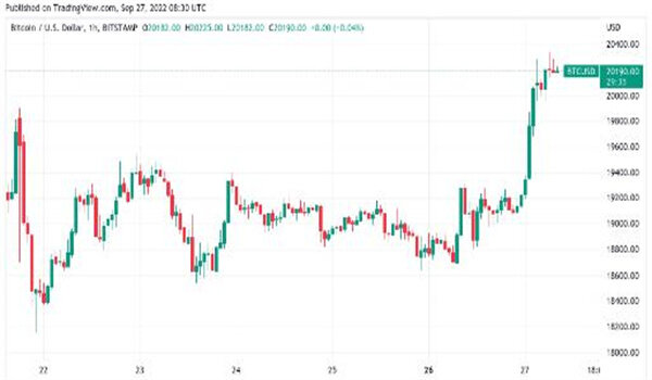 比特币上涨5%收回2万美元 自2016年以来首次看到绿色9月-第1张图片-芝麻交易所下载