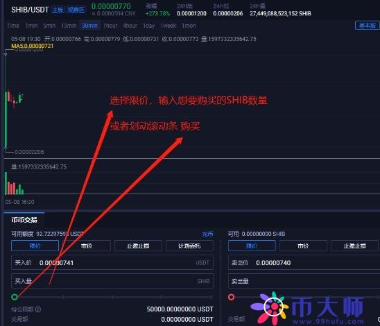 火币网怎么购买柴犬币？柴犬币购买以及提现方法-第5张图片-芝麻交易所下载