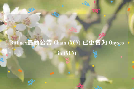 Bitfinex最新公告 Chain (XCN) 已更名为 Onyxcoin (XCN)-第1张图片-芝麻交易所下载