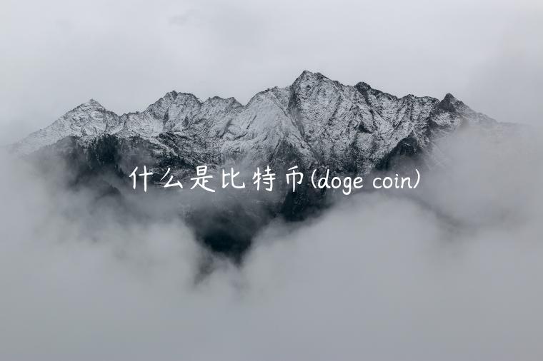 什么是比特币 - dog coin-第1张图片-芝麻交易所下载