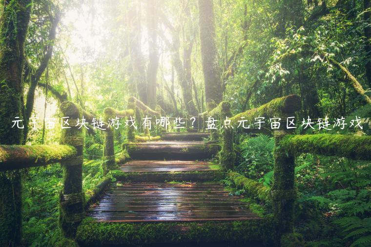 元宇宙区块链游戏有哪些？盘点元宇宙区块链游戏-第1张图片-芝麻交易所下载