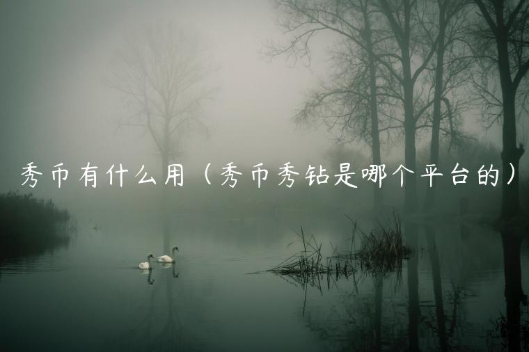 秀币有什么用（秀币秀钻是哪个平台的）-第1张图片-芝麻交易所下载