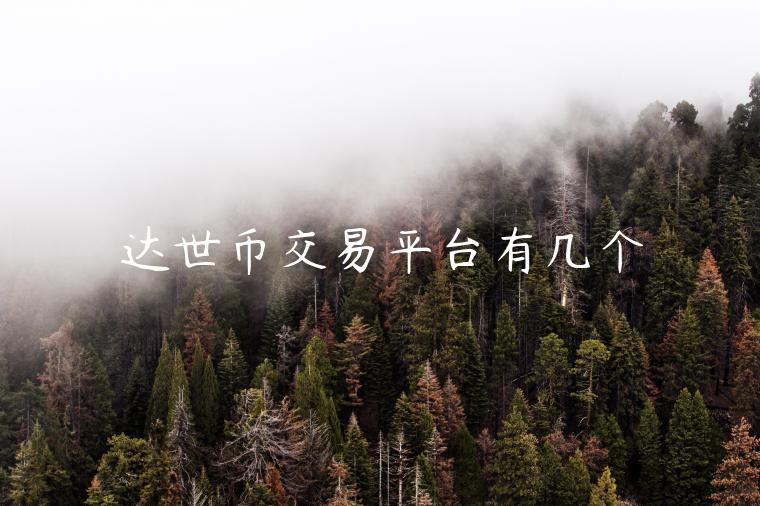 达世币交易平台有几个-第1张图片-芝麻交易所下载