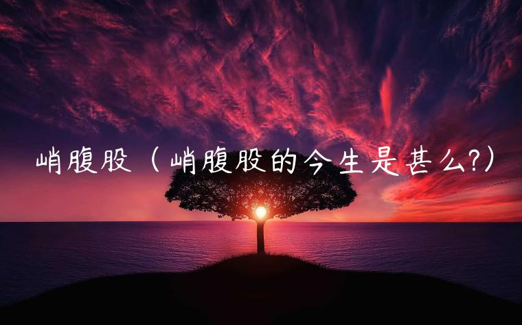 峭腹股（峭腹股的今生是甚么?）-第1张图片-芝麻交易所下载