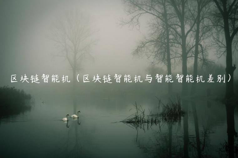 区块链智能机（区块链智能机与智能智能机差别）-第1张图片-芝麻交易所下载