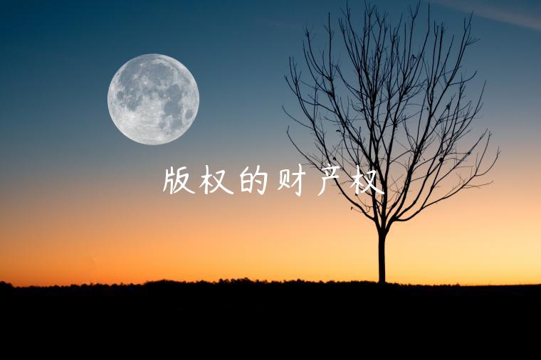版权的财产权-第1张图片-芝麻交易所下载