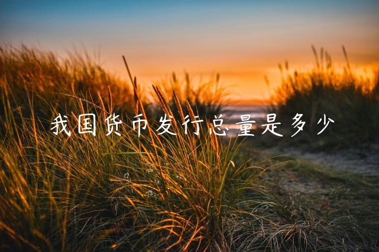 我国货币发行总量是多少-第1张图片-芝麻交易所下载