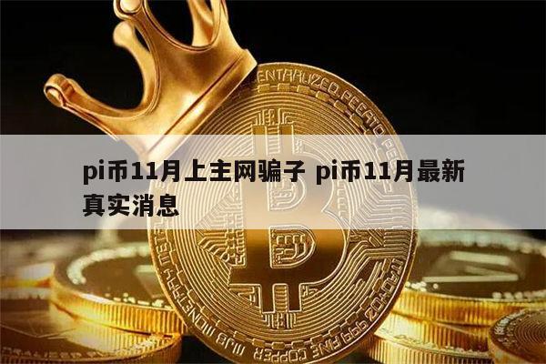 pi币11月上主网吗 pi币11月最新真实消息-第1张图片-芝麻交易所下载