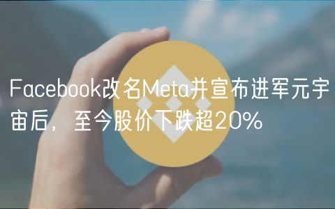 Facebook改名Meta并宣布进军元宇宙后，至今股价下跌超20%-第1张图片-芝麻交易所下载