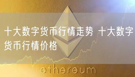 十大数字货币行情走势 十大数字货币行情价格-第1张图片-芝麻交易所下载