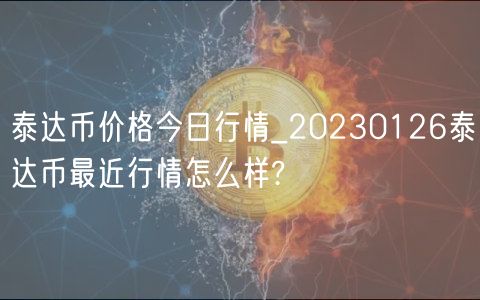泰达币价格今日行情_20230126泰达币最近行情怎么样?-第1张图片-芝麻交易所下载