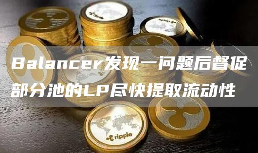 Balancer发现一问题后督促部分池的LP尽快提取流动性-第1张图片-芝麻交易所下载