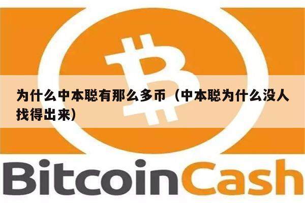 为什么中本聪有那么多币（中本聪为什么没人找得出来）-第1张图片-欧意易易下载