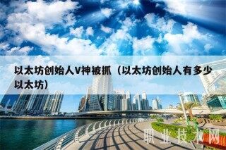 以太坊创始人V神被抓（以太坊创始人有多少以太坊