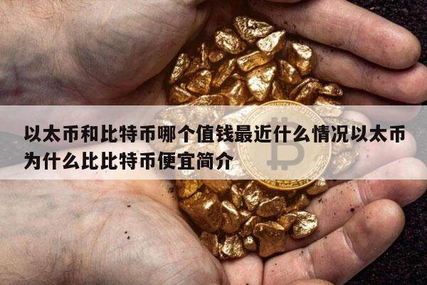 以太币和比特币哪个值钱最近什么情况以太币为什么比比特币便宜简介-第1张图片-芝麻交易所下载