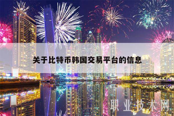 关于比特币韩国交易平台的信息-第1张图片-芝麻交易所下载