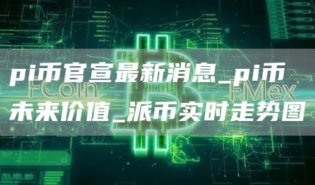 pi币官宣最新消息_pi币未来价值_派币实时走势图