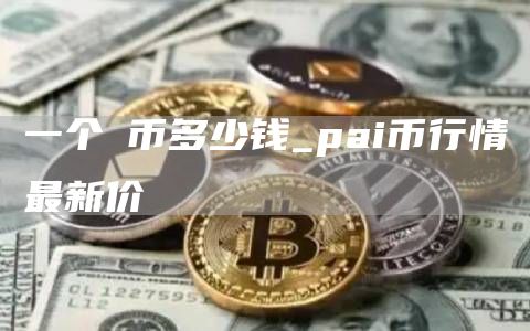 一个π币多少钱_pai币行情最新价