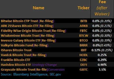 美SEC批准11只比特币现货ETF！-第3张图片-芝麻交易所下载