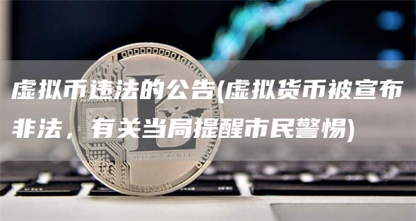 虚拟币违法的公告 - 虚拟货币被宣布非法，有关当局提醒市民警惕