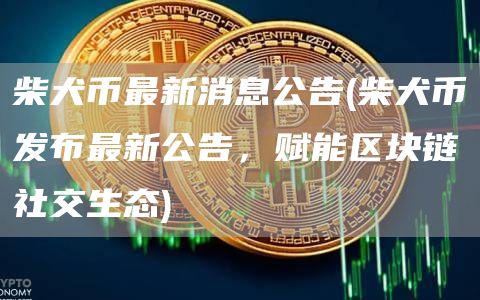 柴犬币最新消息公告 - 柴犬币发布最新公告，赋能区块链社交生态