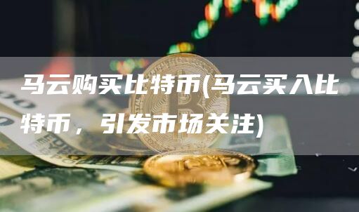 马云购买比特币 - 马云买入比特币，引发市场关注