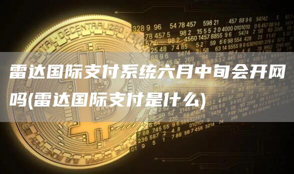 雷达国际支付系统六月中旬会开网吗 - 雷达国际支付是什么