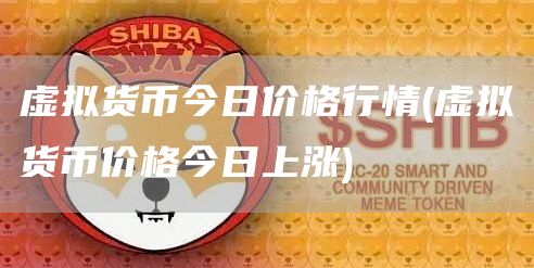 虚拟货币今日价格行情 - 虚拟货币价格今日上涨