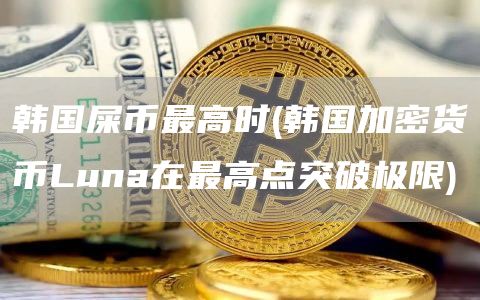 韩国屎币最高时 - 韩国加密货币Luna在最高点突破极限