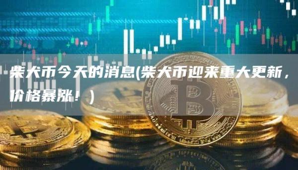 柴犬币今天的消息 - 柴犬币迎来重大更新，价格暴涨！